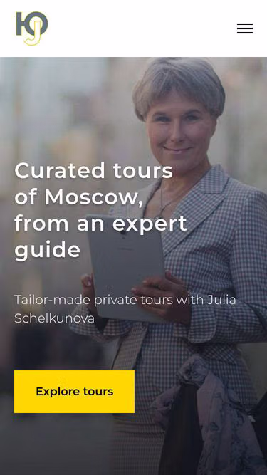 Screenshot of curated.moscow