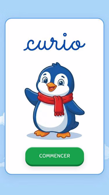 Screenshot of curio.education