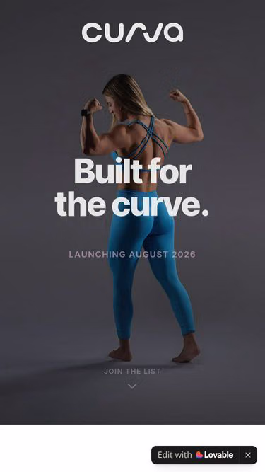 Screenshot of curva.fit