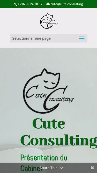 Screenshot of cute.consulting