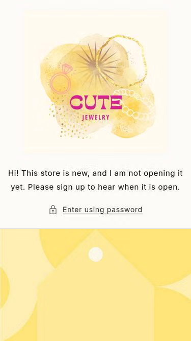 Screenshot of cute.jewelry