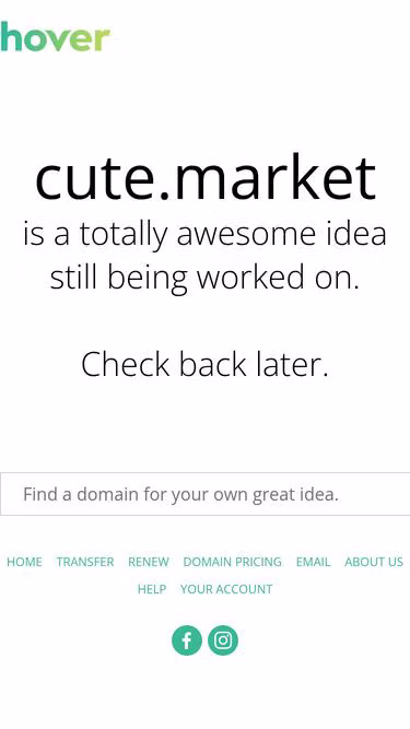 Screenshot of cute.market