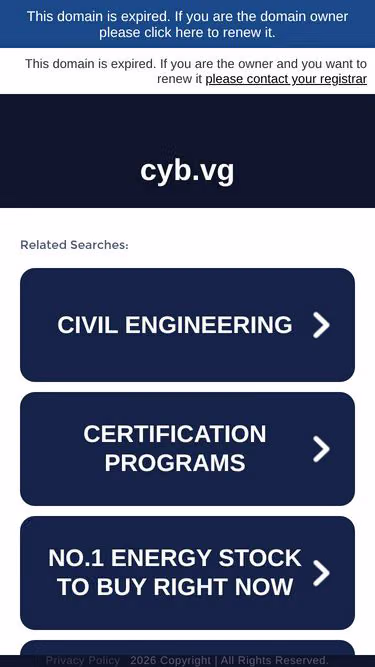 Screenshot of cyb.vg