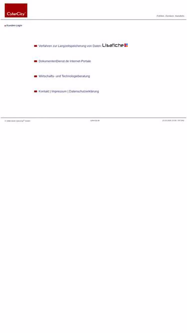 Screenshot of cybercity.de