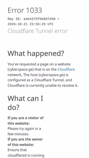 Screenshot of cyberspace.ge