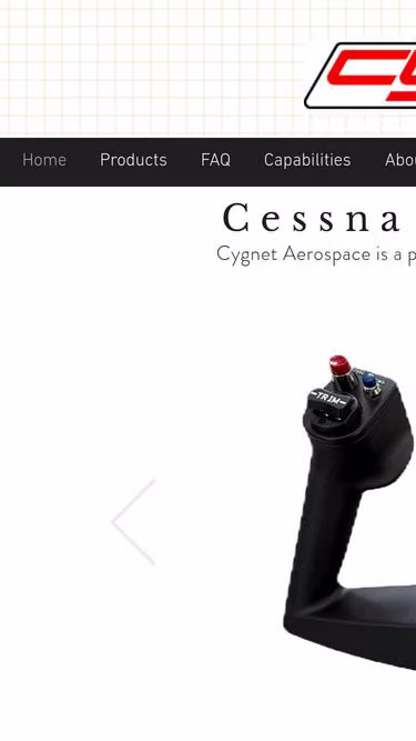 Screenshot of cygnet.aero