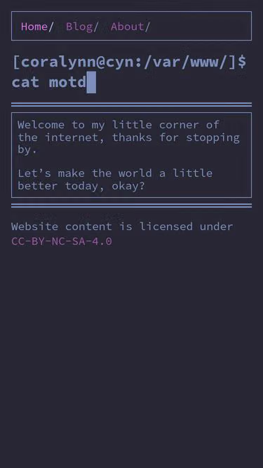 Screenshot of cyn.sh