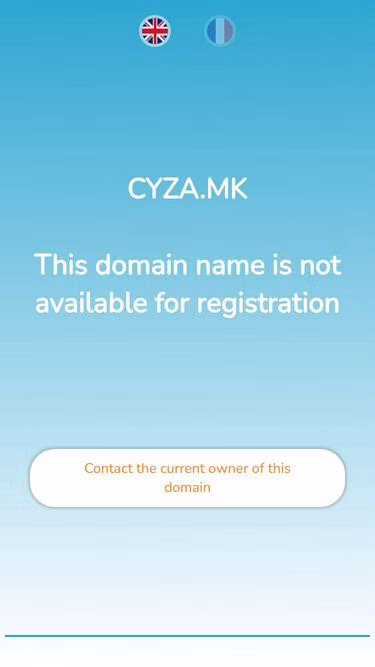 Screenshot of cyza.mk