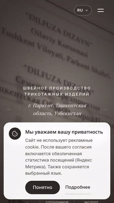 Screenshot of d-design.uz