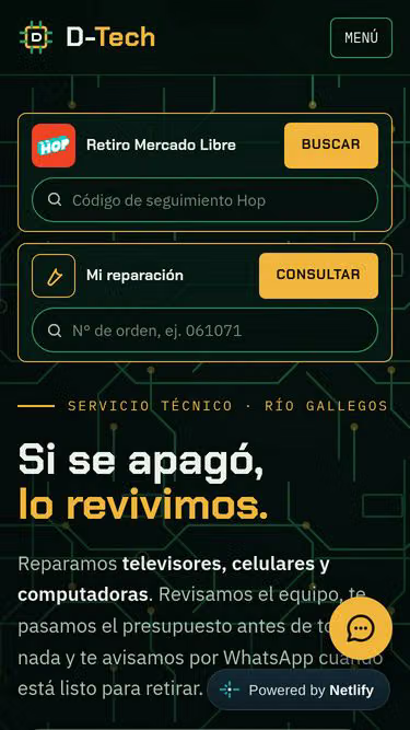 Screenshot of d-tech.ar