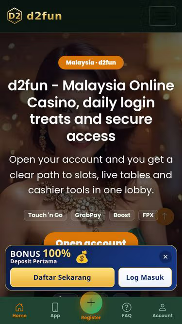 Screenshot of d2fun.app