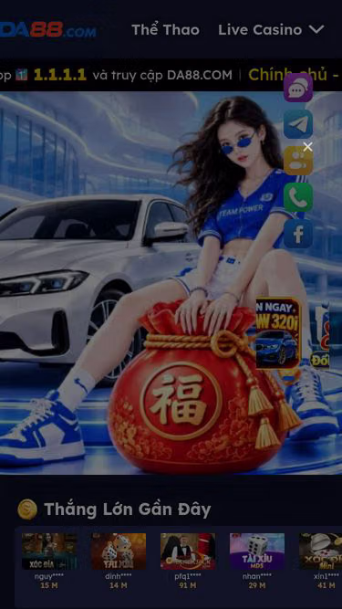 Screenshot of da88.im