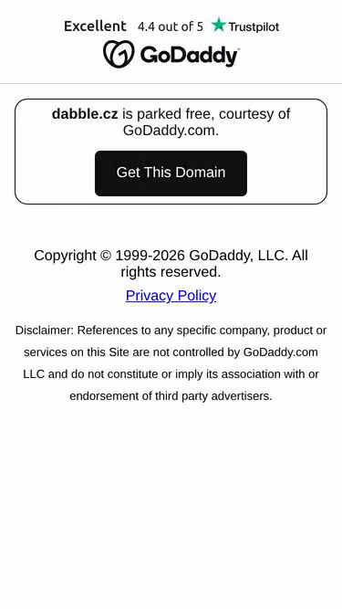 Screenshot of dabble.cz