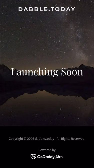 Screenshot of dabble.today