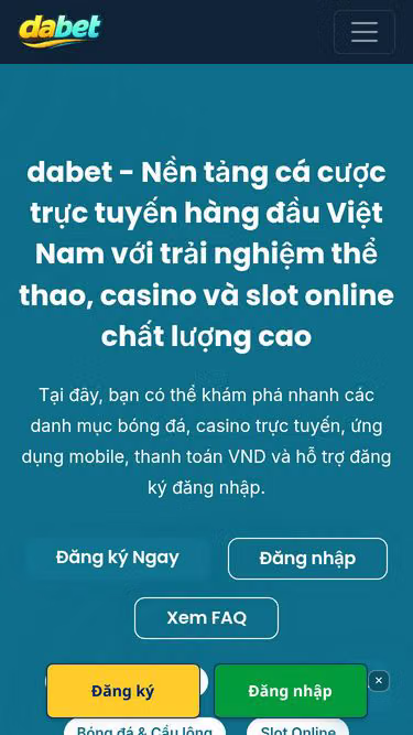 Screenshot of dabet.bar