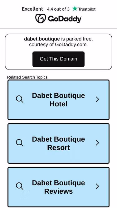 Screenshot of dabet.boutique