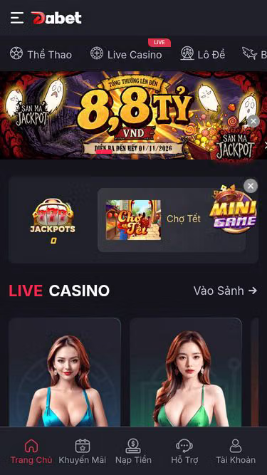 Screenshot of dabet.limo