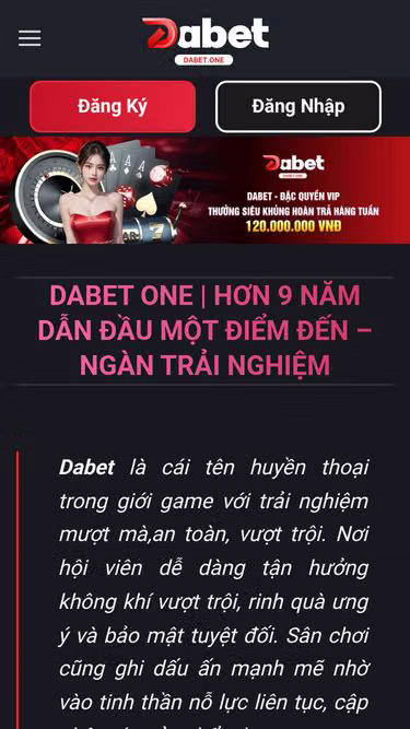 Screenshot of dabet.one