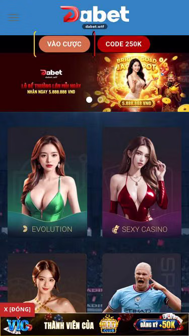 Screenshot of dabet.services