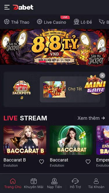 Screenshot of dabet.spa