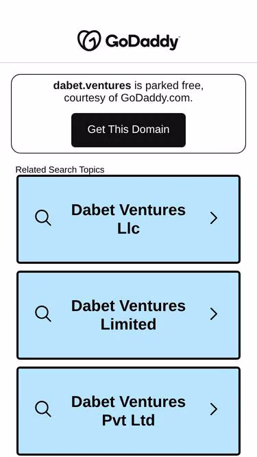 Screenshot of dabet.ventures