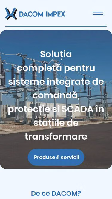 Screenshot of dacom.ro