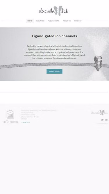 Screenshot of dacosta.net