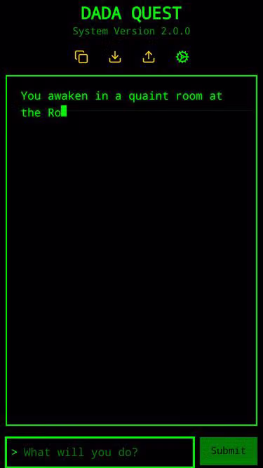 Screenshot of dada.quest