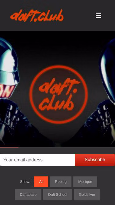 Screenshot of daft.club