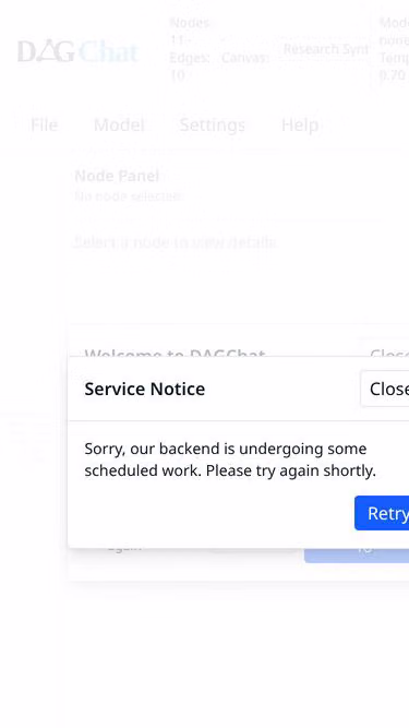 Screenshot of dag.chat