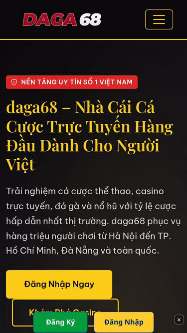 Screenshot of daga68.app
