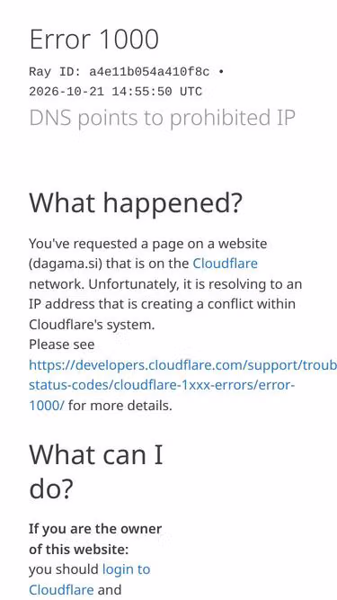 Screenshot of dagama.si