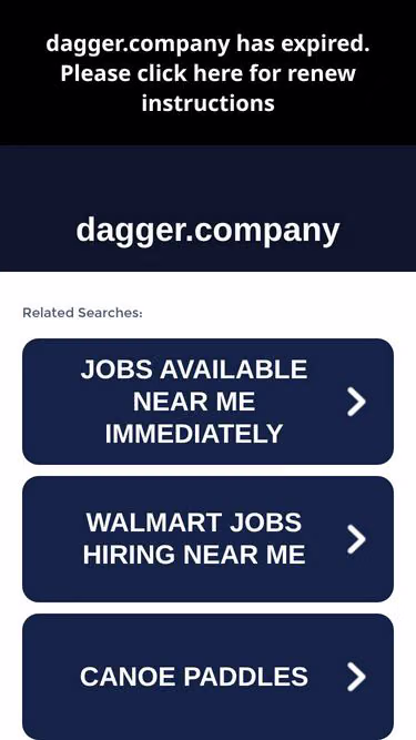 Screenshot of dagger.company