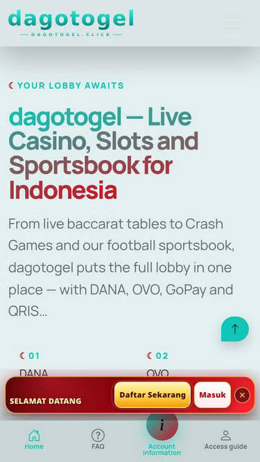 Screenshot of dagotogel.click