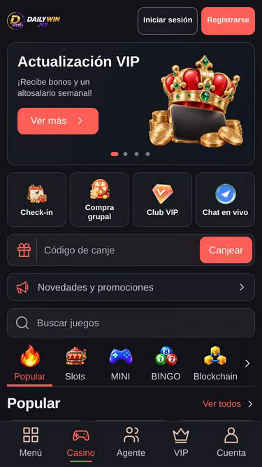 Screenshot of dailywin.mx