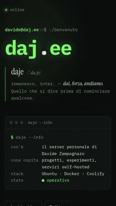 Screenshot of daj.ee
