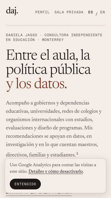Screenshot of daj.mx
