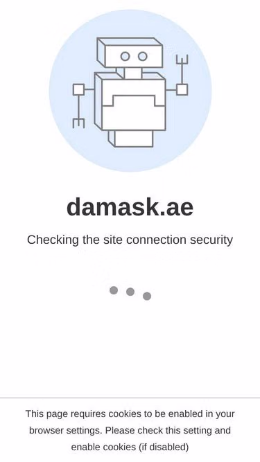 Screenshot of damask.ae