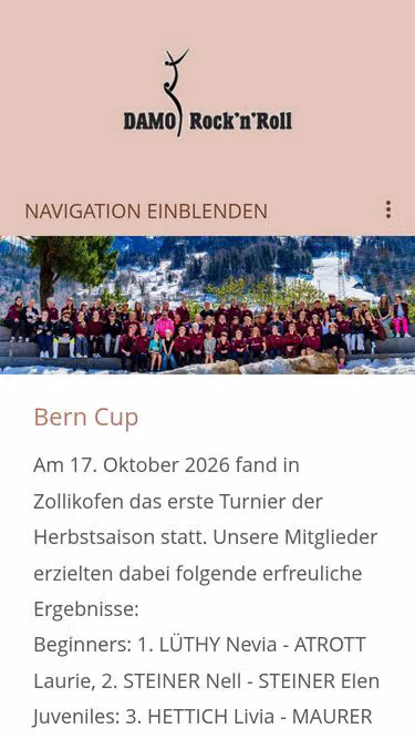 Screenshot of damo.ch