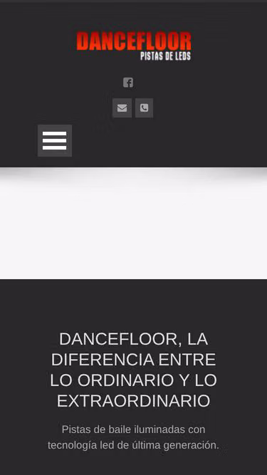 Screenshot of dancefloor.mx
