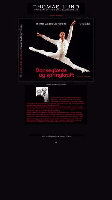 Screenshot of dancer.dk
