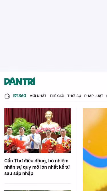 Screenshot of dantri.uk