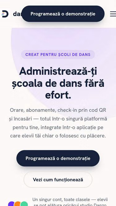 Screenshot of danzo.app