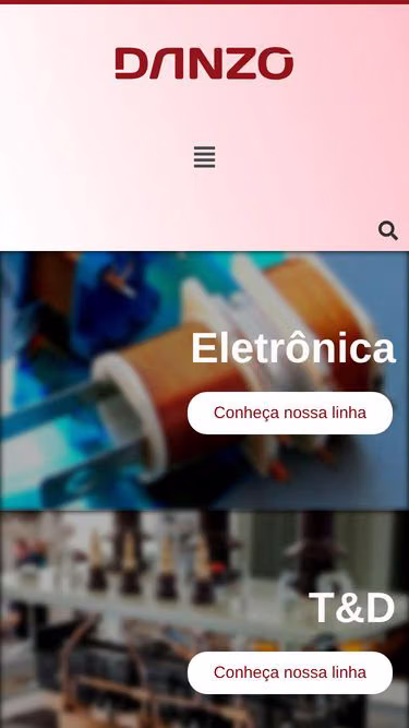 Screenshot of danzo.com.br