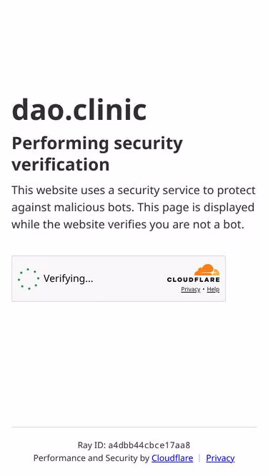 Screenshot of dao.clinic