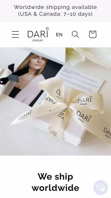 Screenshot of dari.ch