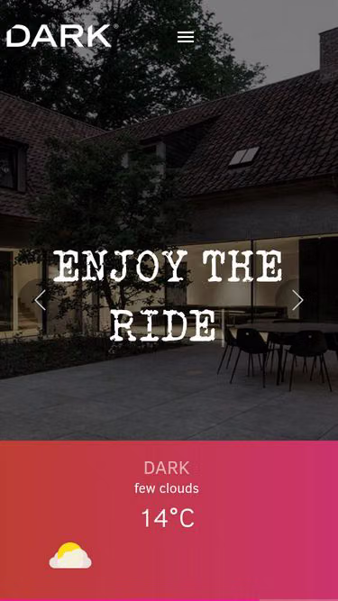 Screenshot of dark.be