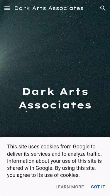 Screenshot of darkarts.llc