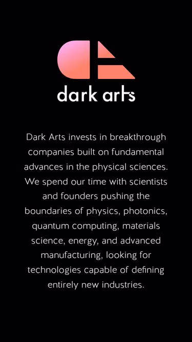 Screenshot of darkarts.xyz