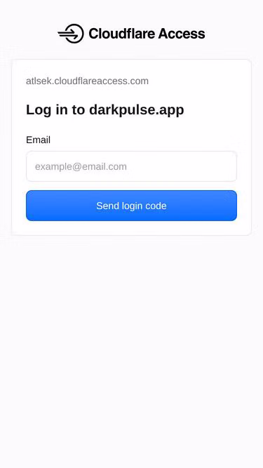 Screenshot of darkpulse.app